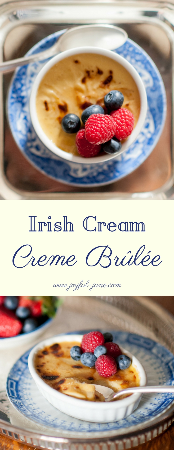 Irish Cream Creme Brûlée - Joyful Jane